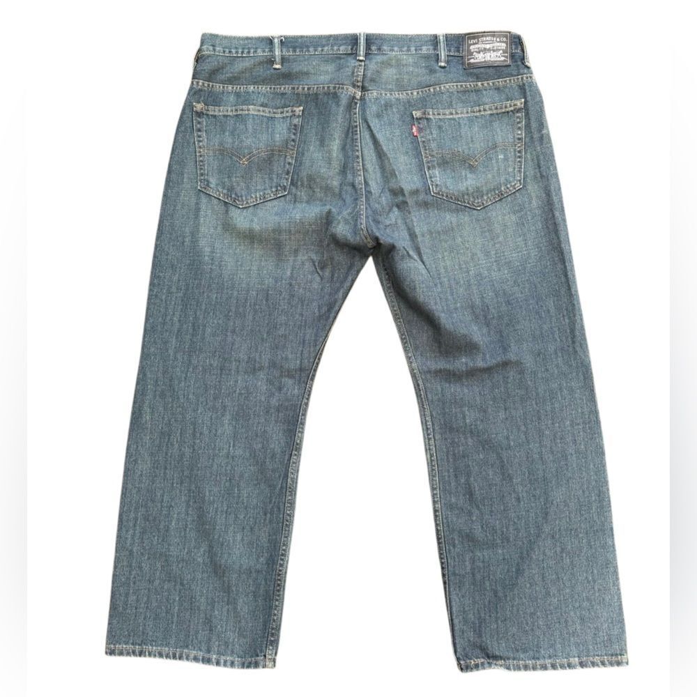 Levis Strauss & Co. Mens Denim 100% Cotton Boot Cut Jeans Size W42 L30 - Picture 4 of 7